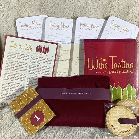 Wine Tasting Party Kit NWOT - Picture 7 of 7